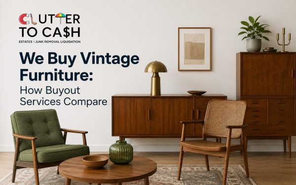 We Buy Vintage Furniture: How Buyout Services Compare 