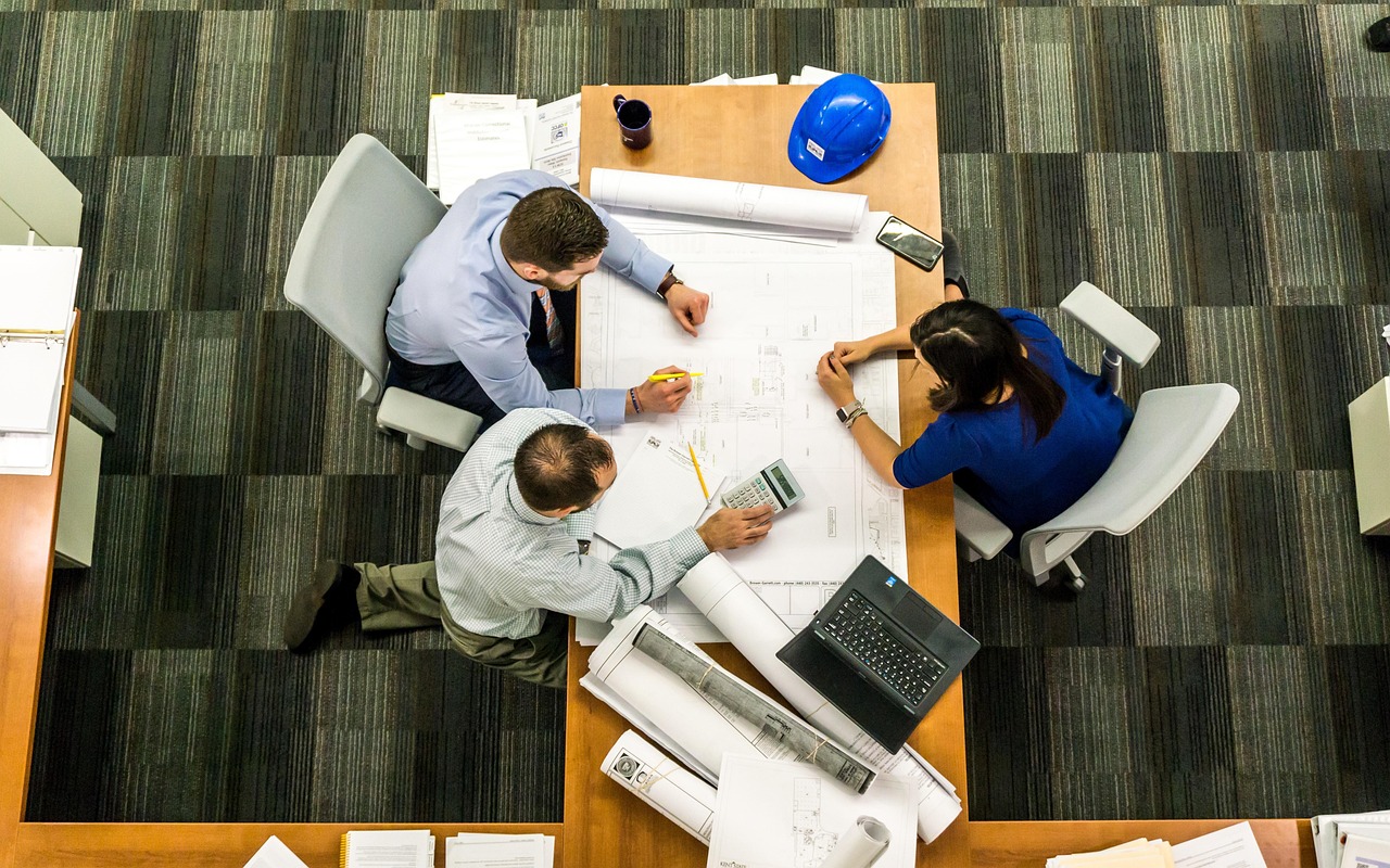 Meeting, business, architect — Affordable Roof Repair Companies in Frederick, MD
